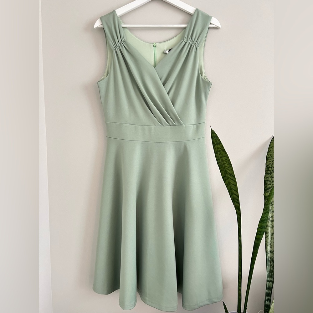 Grace Karin Sleeveless Cocktail Dress Mint Medium NEW
